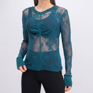 NWT Free People Cool With It Layering Long Sleeve Sz XS EMPIRE JEWEL OB1068280